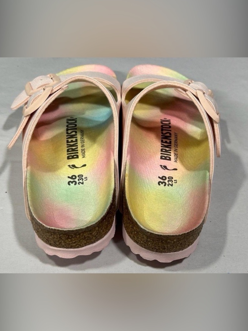 Birkenstock Womens Arizona EVA Sandals - Light rose / Tie Dye - Picture 5 of 9